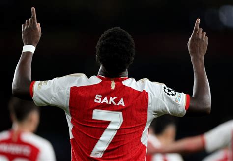 Bukayo Saka sets new Champions League record