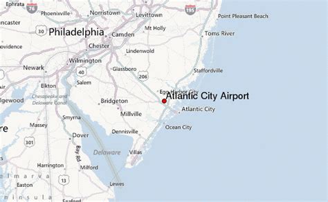 Atlantic City Airport Map