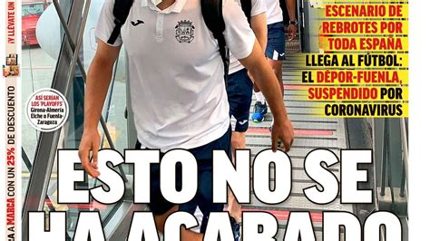 La Portada Del Diario Marca 21 07 2020