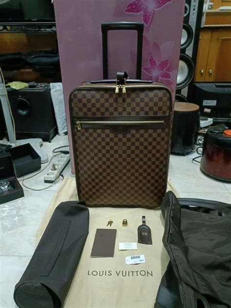 Louis Vuitton LV Pegase 55 Damier Ebene Rolling Luggage Original