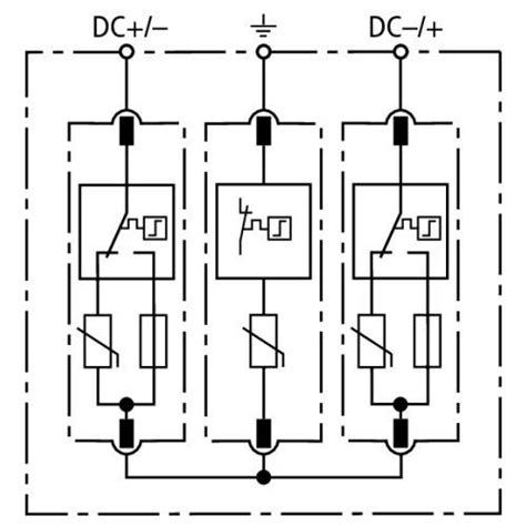 Dehn Berspannungsableiter Typ Dehnguard M Mehrpolig F R Pv