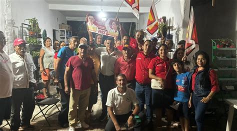 Saúl Alonso Camacho candidato del PT visitó la colonia La Floresta