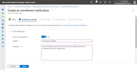 All About Microsoft Intune Informing Users Of Newly Enrolled Devices