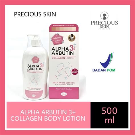 Jual Precious Skin Alpha Arbutin Plus Collagen Whitening Body Lotion