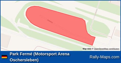 Karte Park Ferm Motorsport Arena Oschersleben Welfen Winter Rallye