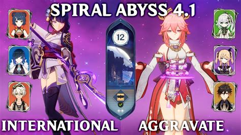 Spiral Abyss Floor Stars C Raiden International And C Yae