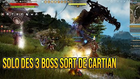 FR Black Desert Online Archer Solo Des 3 Boss Du Sort De Cartian