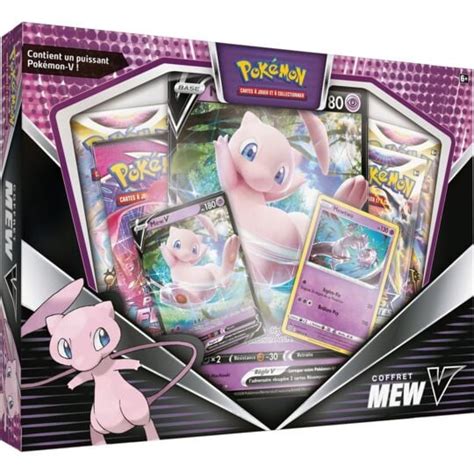 Coffret Mew V POKEMON le coffret à Prix Carrefour