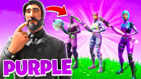 Purple Fortnite Fashion Show Series Skin Competition Best Skin