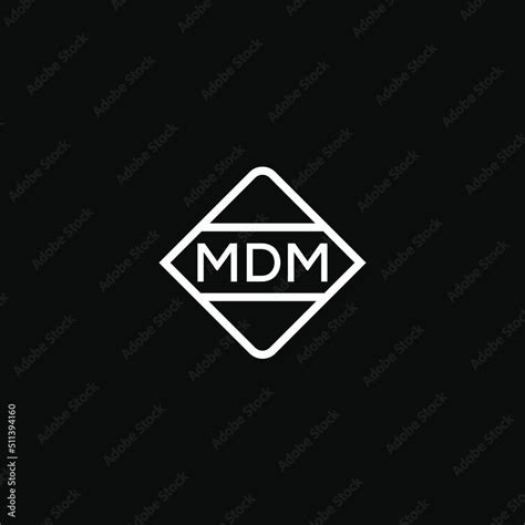 Mdm Letter Design For Logo And Iconmdm Typography For Technology