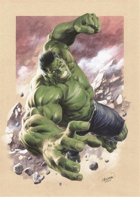 Incredible Hulk Carlo Pagulayan In T Shen S Commissions Sketches