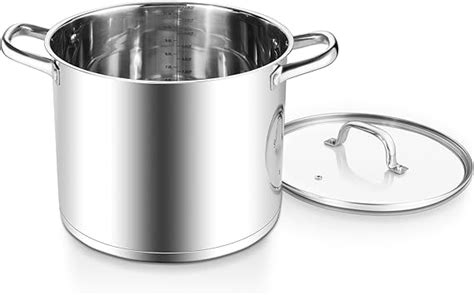 Amazon E Far Quart Cooking Stock Pot Large Stainless Steel Pot