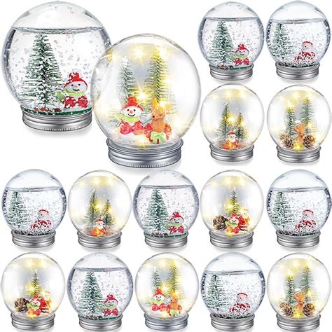 Amazon Liliful Pack Christmas Diy Snow Globe Kit Including