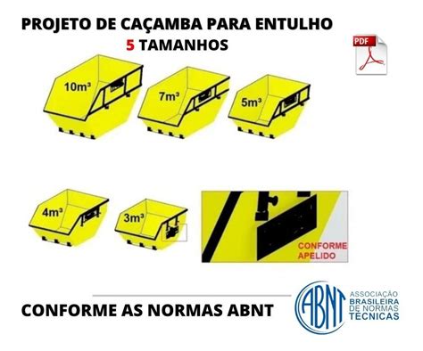 Projeto Ca Amba De Entulho Estacionaria Tamanhos Pdf Arquivos