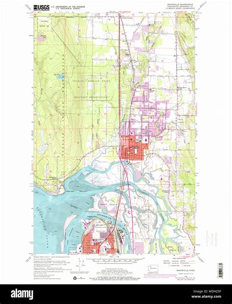 Map of marysville washington hi-res stock photography and images - Alamy