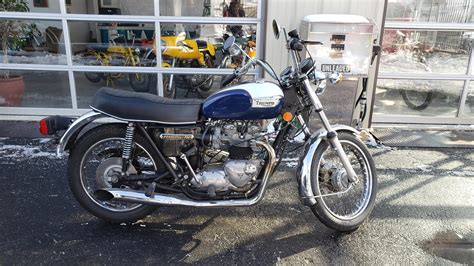 Sold Price 1976 Triumph 750cc T140v Bonneville Frame No T140v 78249