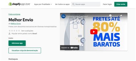 Como Integrar O Melhor Envio Na Plataforma Shopify