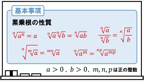 累乗根（指数関数） 数学の部屋