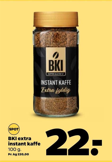 BKI Extra Instant Kaffe Tilbud Hos Netto