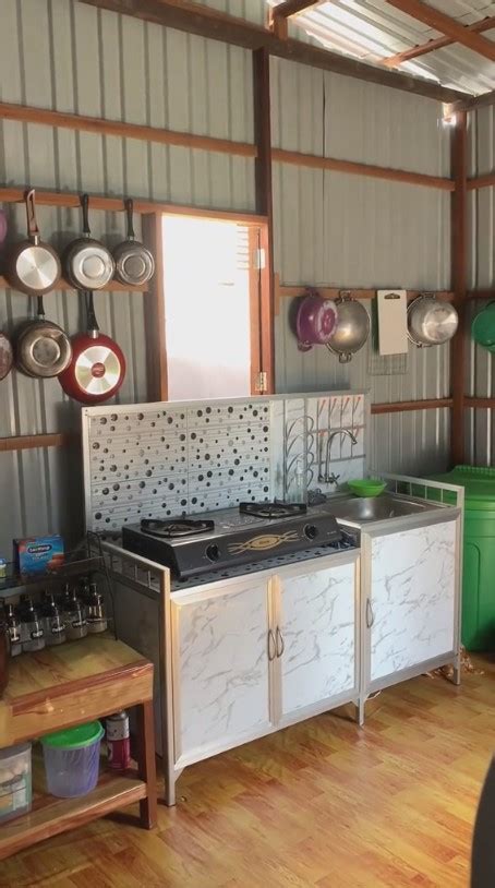 Mewah Tak Harus Mahal 9 Potret Dapur Kayu Seng Dibangun Di Atas Rawa