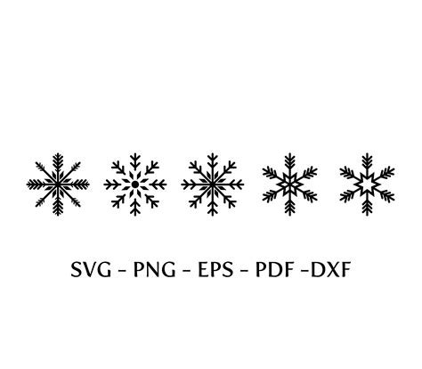 Snowflake Svg Bundle Christmas Svg Winter Svg Snowflakes Etsy