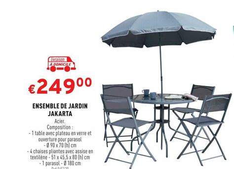 Promo Ensemble De Jardin Jakarta Chez Trafic ICatalogue Fr