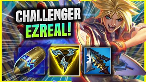 CHALLENGER TRIES EZREAL WITH NEW RUNES Korean Challenger Plays