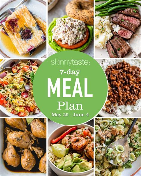 Free 7 Day Healthy Meal Plan May 29 June 4 Recipe Chronicle