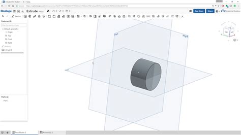 Onshape Extrude Tutorial Youtube