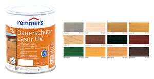 Remmers Dauerschutz Lasur UV 0 75L Farbwahl Fensterlasur Holzlasur