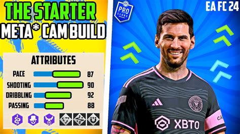 BEST STARTER META CAM BUILD EA FC 24 Pro Clubs YouTube