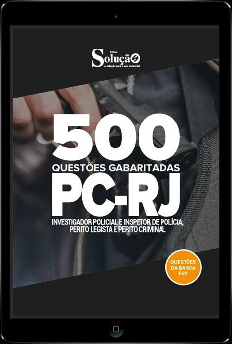 Caderno de Questões PC RJ em PDF 500 Questões Gabaritadas