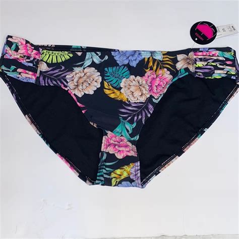 No Boundaries Swim No Boundaries Hipster Floral Bottom Bikini Xl Poshmark