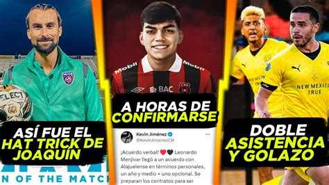 ÚLTIMAS HORAS sobre el FICHAJE de Menjívar por ALAJUELENSE HAT