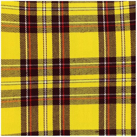 Scottish Tartan Fabric Andrews Yellow X 10cm Ma Petite Mercerie