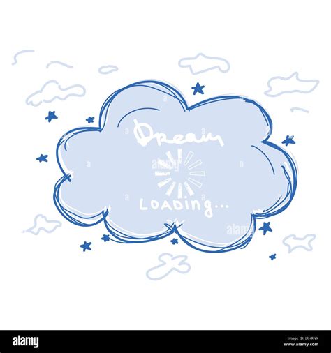 Cartoon Dream Cloud Stock Vector Image Art Alamy