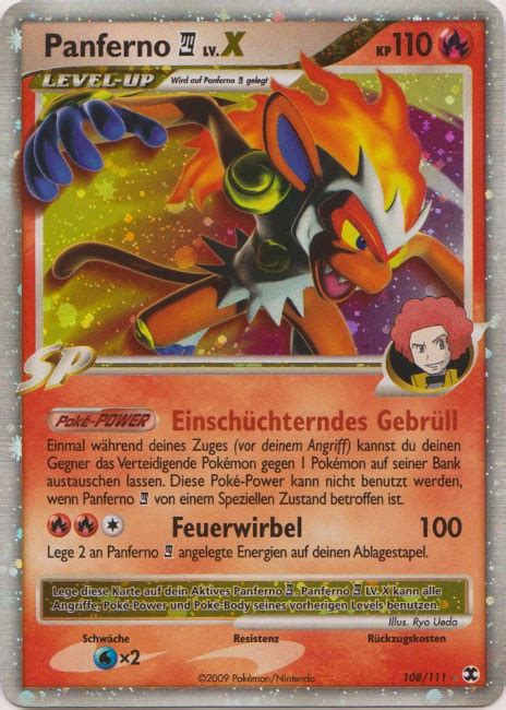 Panferno 108 111 Wert Bild Künstler Seltenheit Pokemonkarte de