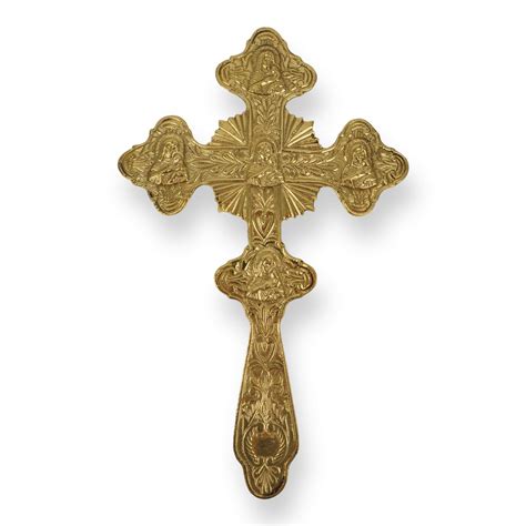 Solid Brass Blessing Cross