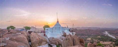 A view of the Hanuman Temple in Hampi, India Stock Photo | Adobe Stock