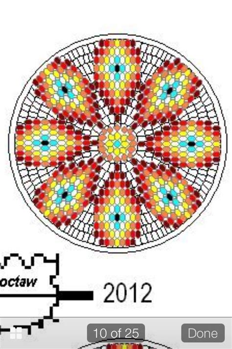 Printable Beaded Medallion Patterns