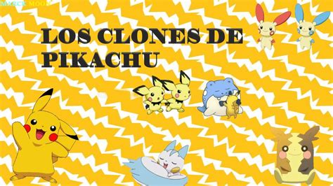 🐭 Los Clones De Pikachu⚡️ Marck Moon 🌙 Youtube