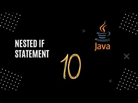 Nested If Statement Java Part Youtube