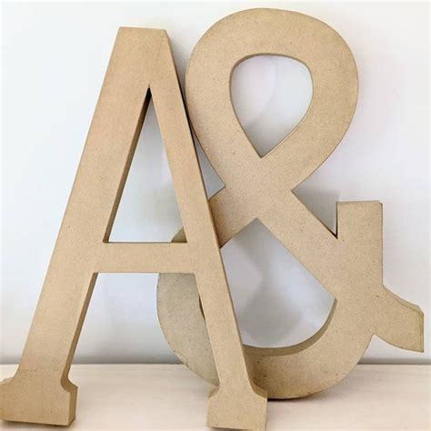 Paper Mache Letters - Etsy