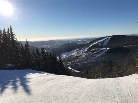 Beautiful Stoneham early this morning : r/skiing