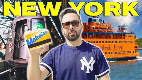 How I Get Around New York City Complete Public Transportation Guide And Food Tour Youtube