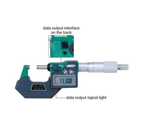 INSIZE DIGITAL OUTSIDE MICROMETER 75 100MM IP65 RATED 3101 100A