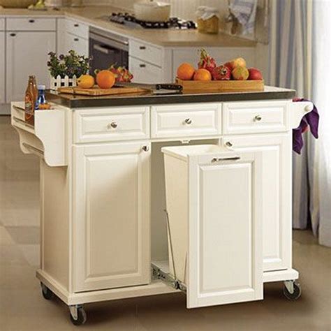 Build A Kitchen Island With Trash Storage Diy Projects For Everyone