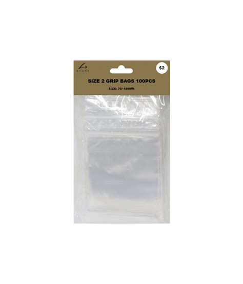 Grip Bags 75x100mm – LookSharpStore