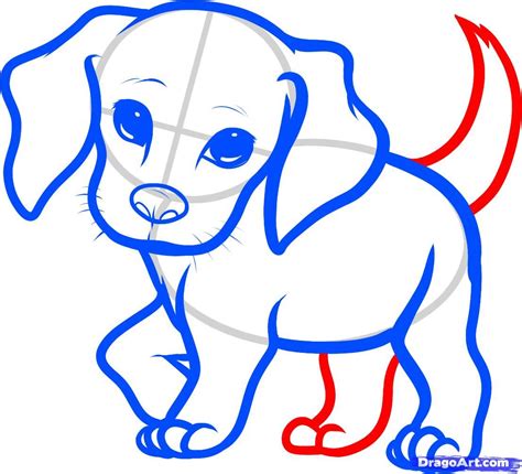 How To Draw A Beagle Puppy Beagle Puppy Step By Step Pets Animals