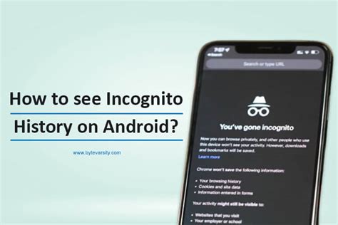 How To See Incognito History On Android Easy Guide